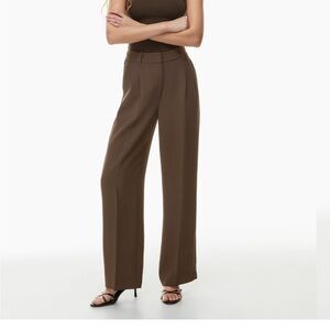 Aritzia Effortless Pants Rich Mocha